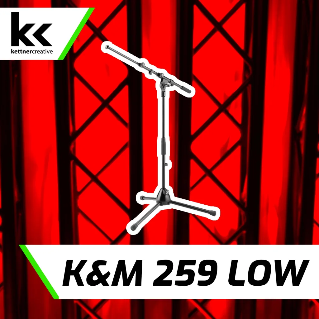 KM 259 Low Tripod Mic Stand