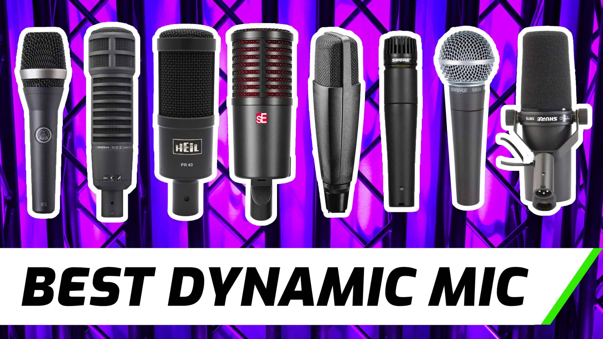 Best Dynamic Microphones 2023 (For Every Budget)