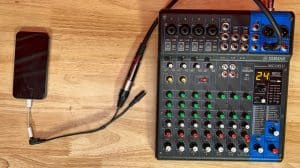 How To Connect Audio Mixer To Phone