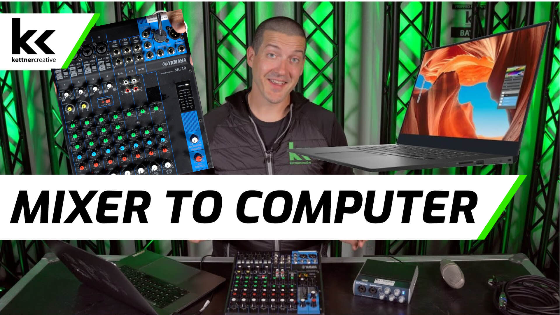 Se venligst Mispend Kinematik 6 Ways To Connect An Audio Mixer To A Computer (Mac or PC) - Kettner  Creative