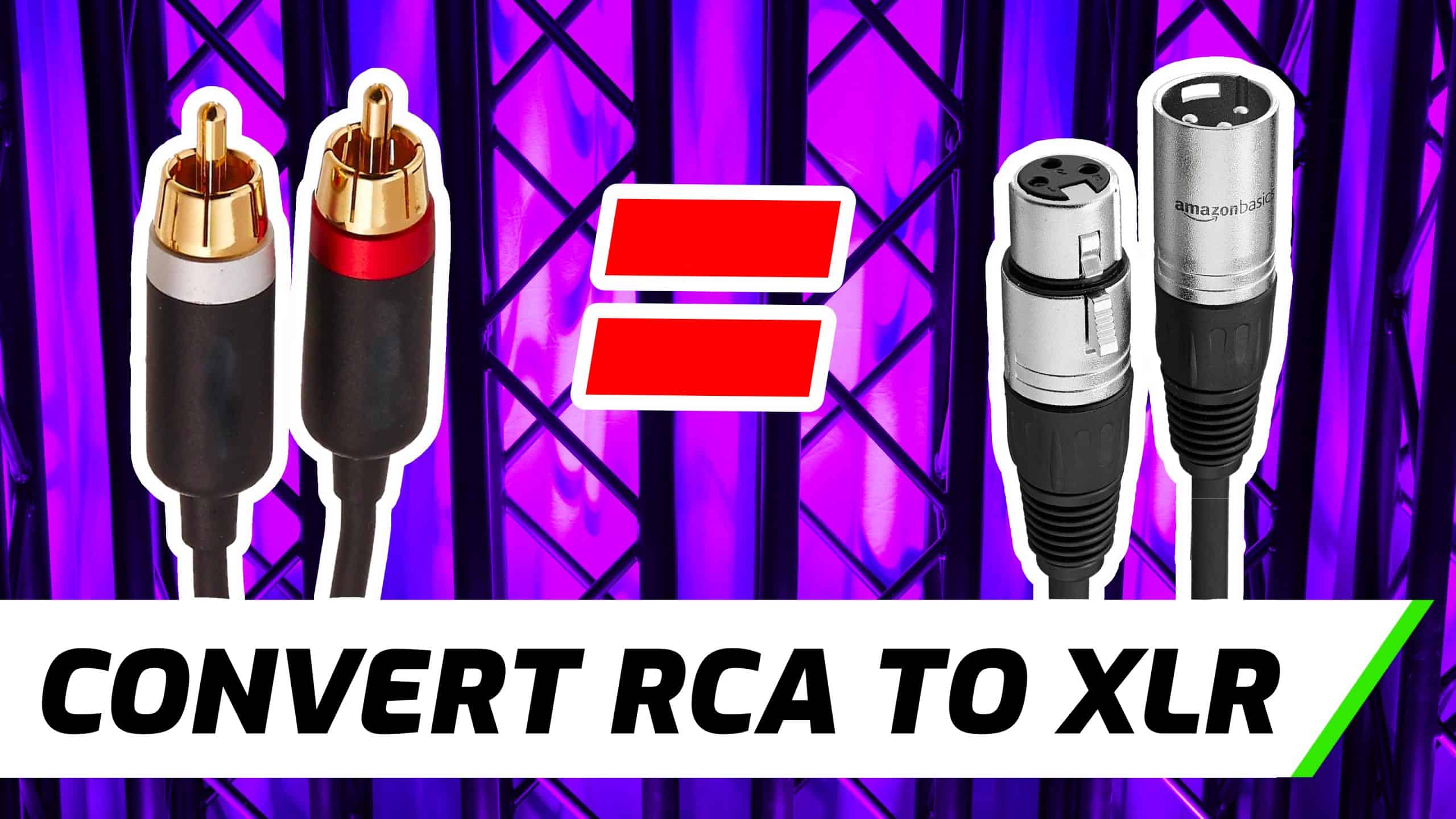 Subwoofer Single RCA Input, XLR, and High Level Connections