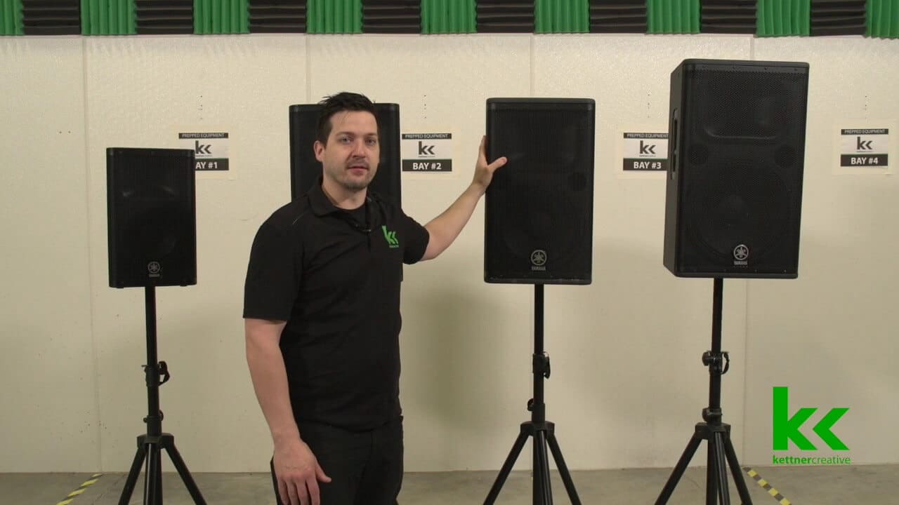 How To Select The Right Speaker For Your Event (Yamaha DXR, DSR