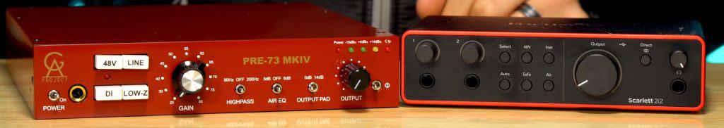 Microphone Preamp vs Audio Interface