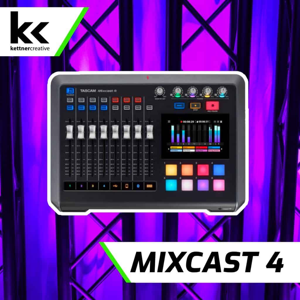 Tascam Mixcast 4 Podcast Audio Mixer