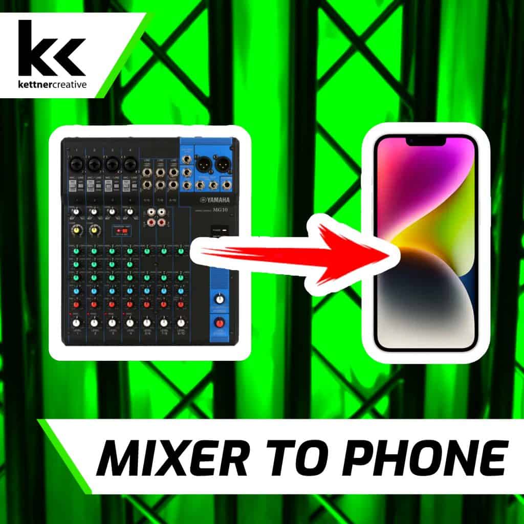 Connect Audio Mixer To Phone